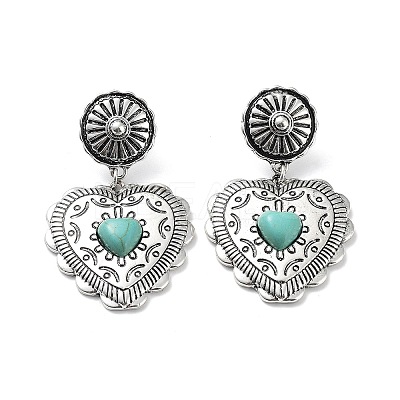 Valentine's Day Heart Jewelry for Women LS-EJEW-K262-01A-AS-1