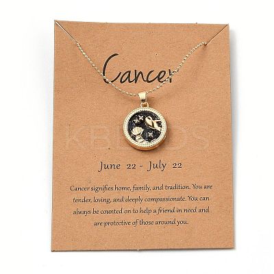 Alloy Rhinestone Pendant Necklaces NJEW-H306-A07-G-1