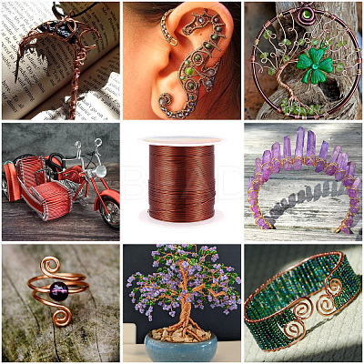 Round Copper Beading Wire for Jewelry Making YS-TAC0004-0.5mm-05-1