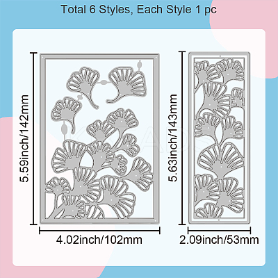 Autumn Carbon Steel Cutting Dies Stencils DIY-WH0309-1707-1