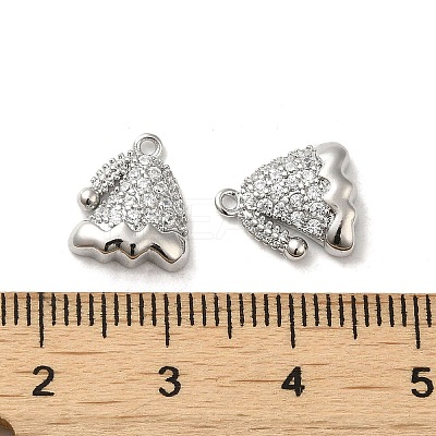Brass Micro Pave Cubic Zirconia Pendants KK-H455-24P-1