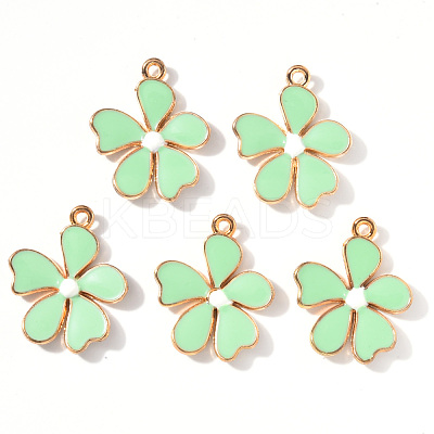 Alloy Enamel Pendants ENAM-R058-01D-1