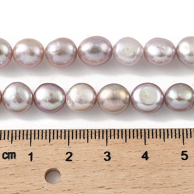 Natural Cultured Freshwater Pearl Beads Strands PEAR-A006-08I-X-1