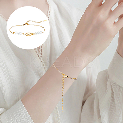 20Pcs 2 Colors 201 Stainless Steel Cable Chain Link Bracelet Making STAS-UN0047-16-1