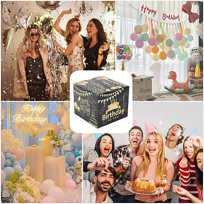 Happy Birthday Day Money Box for Cash Gift Pull DIY-WH200050-31B-1