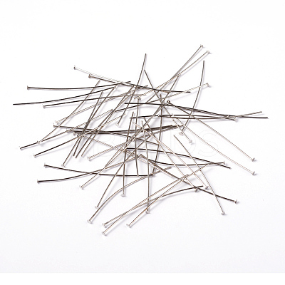 Brass Flat Head Pins LS-HP5.0cmCY-NF-1