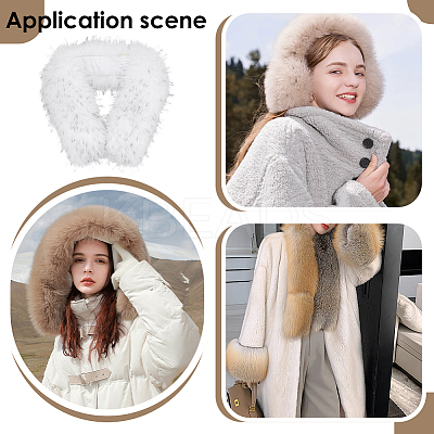 1Pc Artificial Fur Chenille Stick Collars Trim for Sewing Craft Decor FIND-BC0019-22B-1
