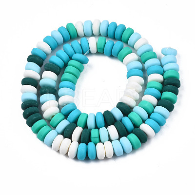 Handmade Polymer Clay Beads Strands CLAY-N008-008U-1