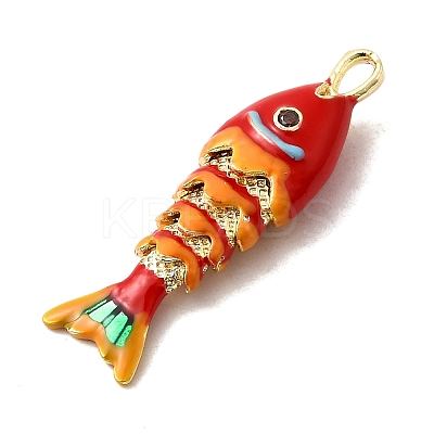 Rack Plating Brass Pendants KK-A268-05G-B04-1
