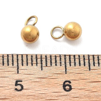 Ion Plating(IP) 304 Stainless Steel Charms STAS-R138-06G-01-1