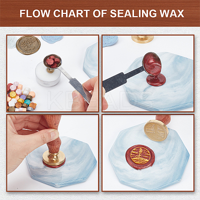 Wax Seal Stamp Set AJEW-WH0208-1214-1