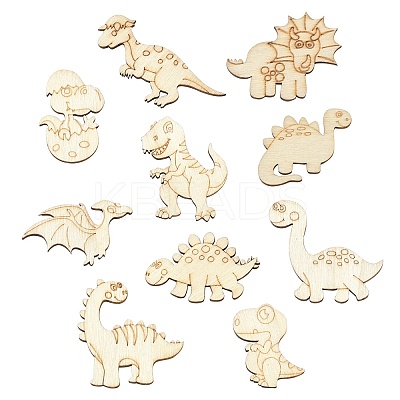 Unfinished Wooden Dinosaur Cutouts WOOD-CJC0010-01-1