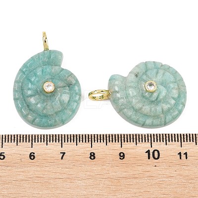 Natural Amazonite Pendants G-H353-02G-08-1