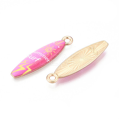 Alloy Enamel Pendants ENAM-T022-40KCG-07-1