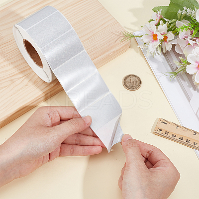 800Pcs Rectangle Paper Thermal Printable Label Stickers AJEW-WH0777-003B-1