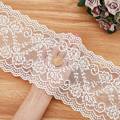 Elastic Lace Trim OCOR-WH0057-09A-01-1