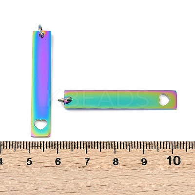 Ion Plating(IP) 304 Stainless Steel Pendants LS-STAS-I311-13RC-1