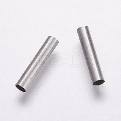 Non-Tarnish 304 Stainless Steel Tube Beads X-STAS-P161-02-15mm-1