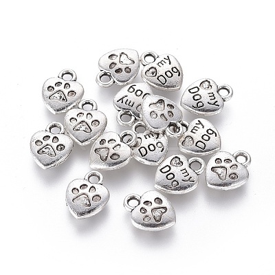 Tibetan Style Alloy Charm Enamel Settings LS-TIBEP-23882-AS-FF-1