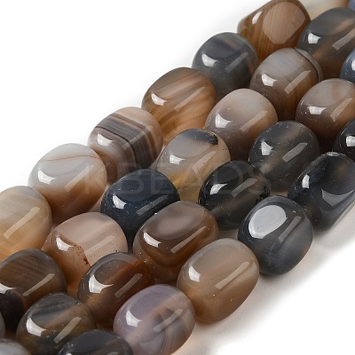 Natural Agate Beads Strands G-H295-A01-09-1
