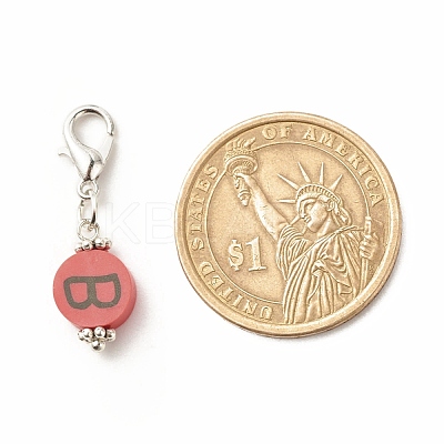 Handmade Polymer Clay Pendant Decorations HJEW-JM00638-1