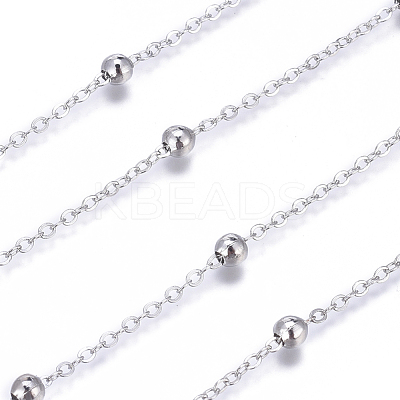 Brass Flat Oval Cable Chains CHC018Y-NFK-1