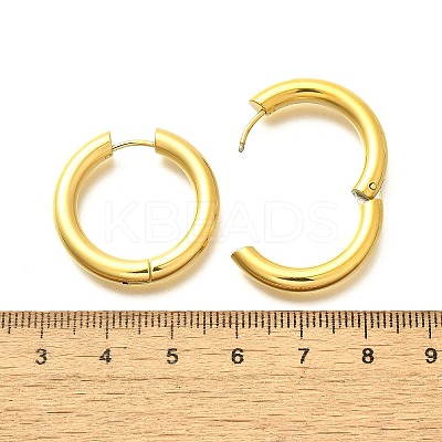 304 Stainless Steel Hoop Earrings for Women EJEW-M068-15B-G-1