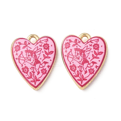 Printed Alloy Pendants AL-CBA7256-19G-1