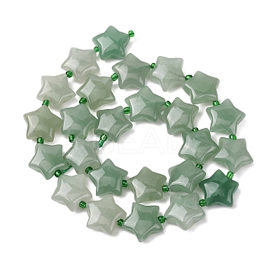 Natural Green Aventurine Beads Strands G-K359-E01-1