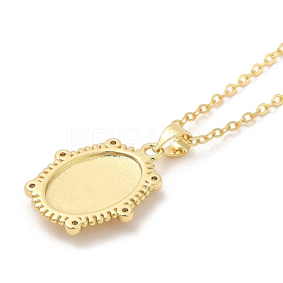 Brass Micro Pave Cubic Zirconia Pendants Necklace LS-NJEW-I125-01A-1