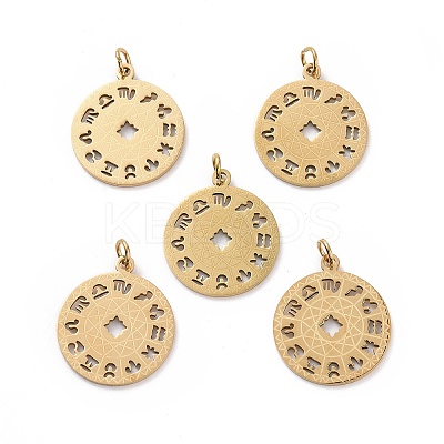 201 Stainless Steel Pendants STAS-S105-T565D-2-1