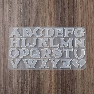 Letter A~Z & Heart DIY Silicone Pendant Molds LS-SIMO-G010-09-1