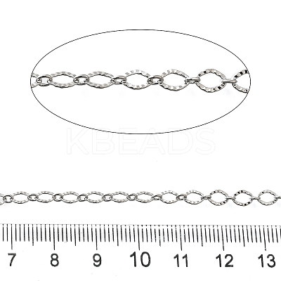 Brass Oval Link Chains KK-P295-56B-P-1