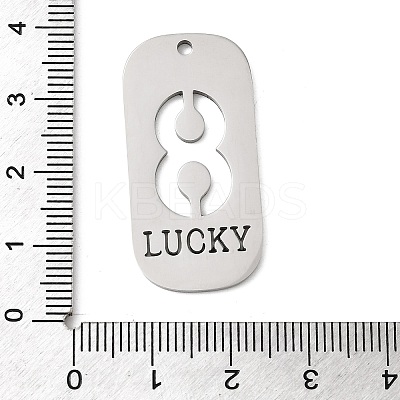 304 Stainless Steel Pendants STAS-D200-02I-P-1
