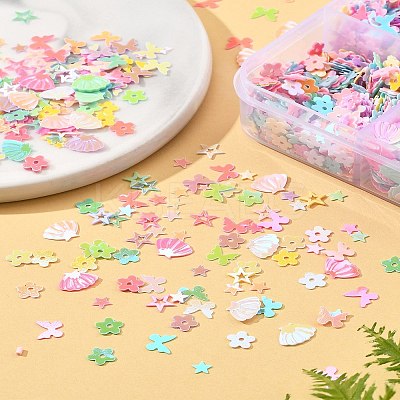 40G 4 Styles Plastic Cabochons RESI-FS0002-13-1