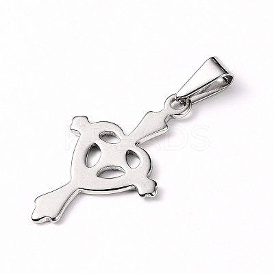 Non-Tarnish 304 Stainless Steel Pendants LS-STAS-L210-16P-1