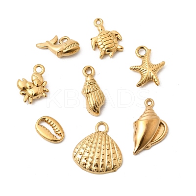 Ocean Theme 201 Stainless Steel Pendants STAS-F348-01B-G-1