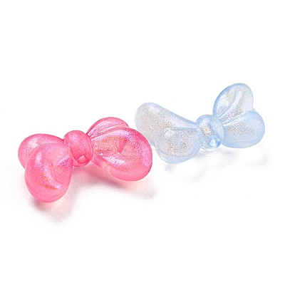 Transparent Luminous Acrylic Beads MACR-D024-36-1