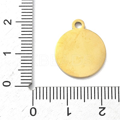 304 Stainless Steel Fruit Enamel Pendants STAS-G362-04G-03-1