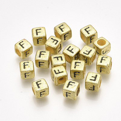 Acrylic Beads PB43C9308-G-F-1