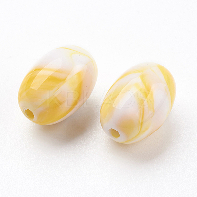 Acrylic Beads MACR-E025-32G-12x17mm-1