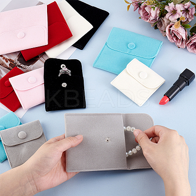12Pcs 12 Styles Velvet Jewelry Bags ABAG-PH0001-61-1