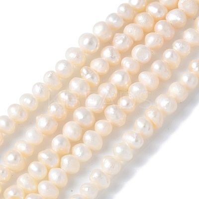 Natural Cultured Freshwater Pearl Beads Strands PEAR-I007-07L-01-1
