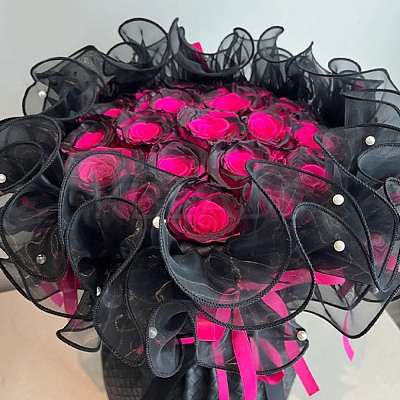 Polyester Flower Bouquet Wrapping Mesh Paper ORIB-WH0002-06C-1