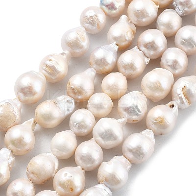Natural Nucleated Pearl Beads Strands PEAR-B004-15B-02B-1