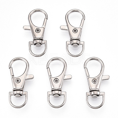 Alloy Swivel Lobster Claw Clasps FIND-T069-01B-P-1