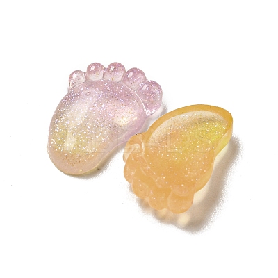 Luminous Transparent Resin Decoden Cabochons RESI-D013-02-1