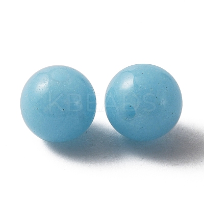 Synthetic Luminous Stone Round Beads G-WH0026-08A-06A-1