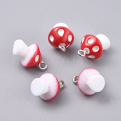 Autumn Theme Plastic Pendants KY-TAC0005-04E-1