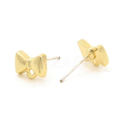 Alloy Stud Earrings Findings PALLOY-F278-06G-1